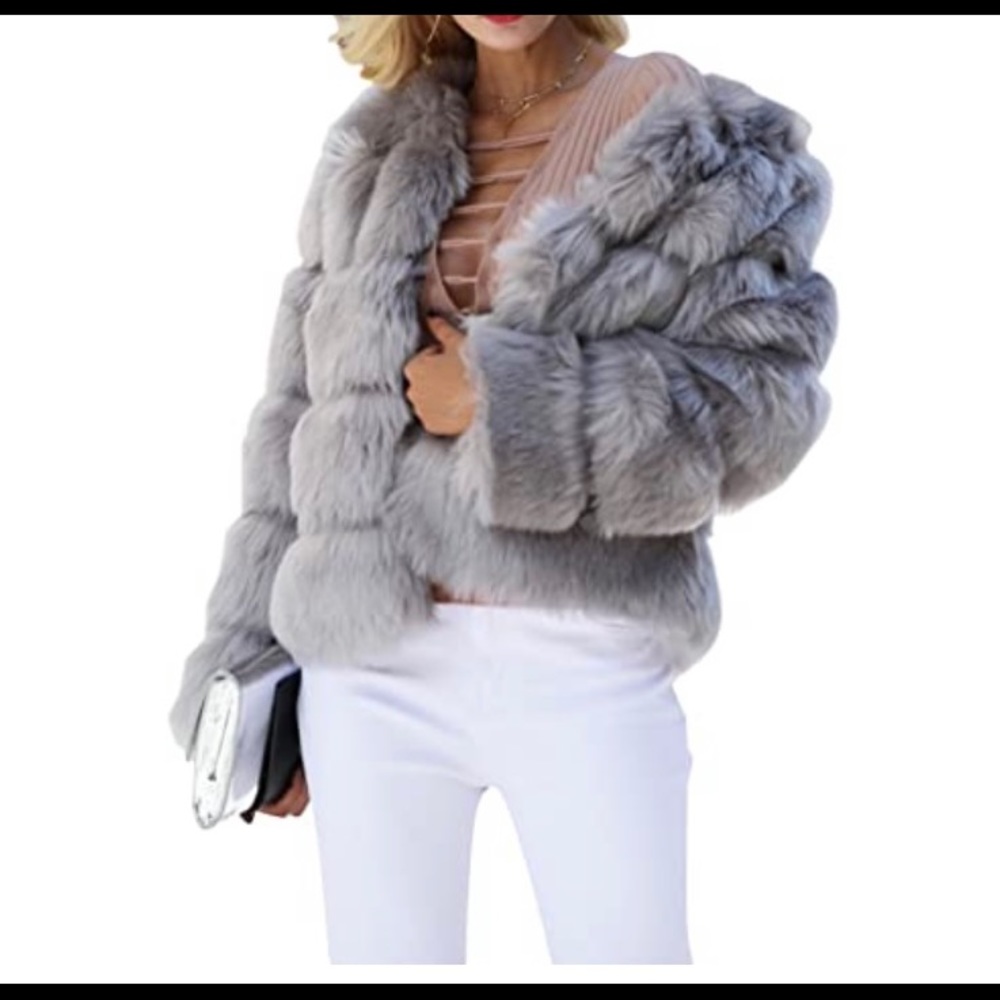 Faux Fur Coat